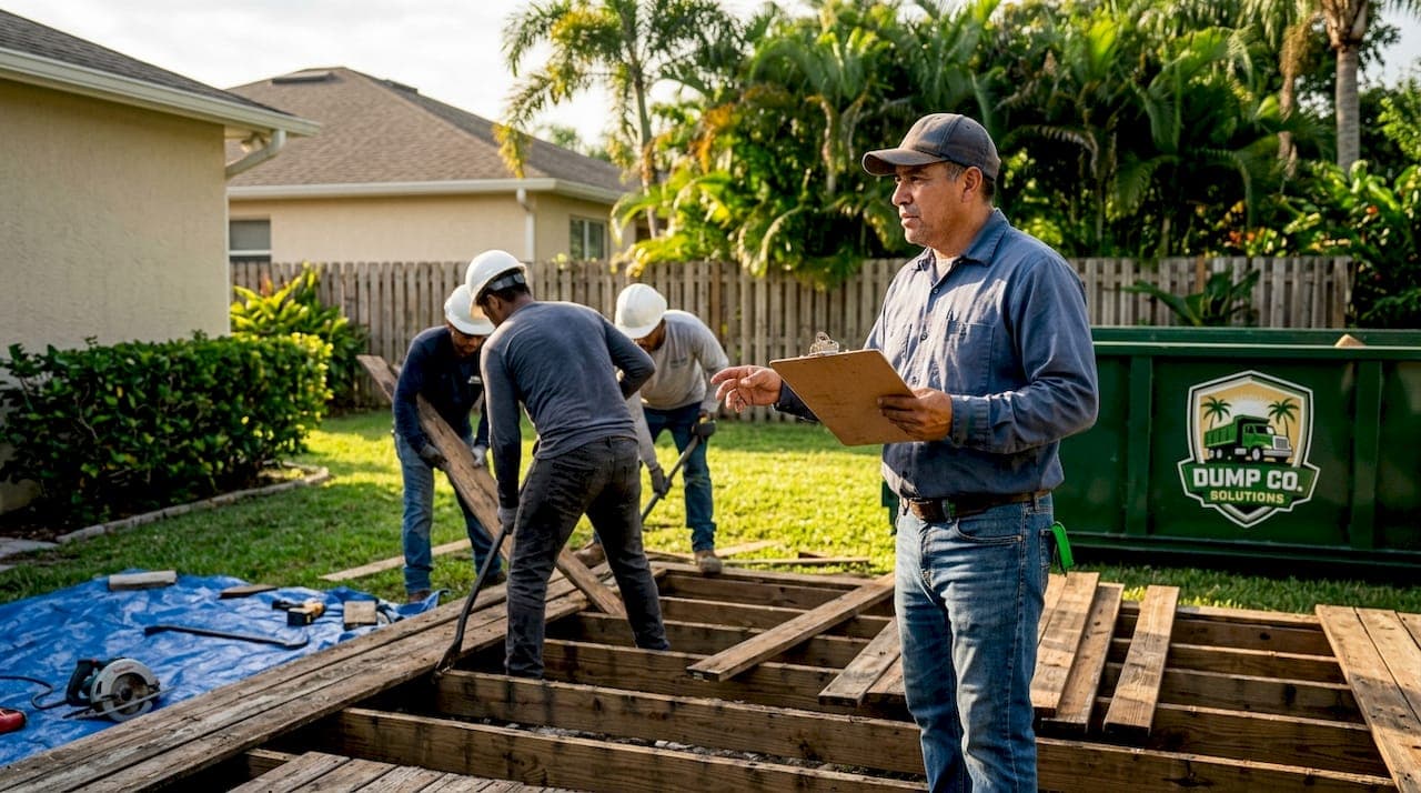 Deck Removal Cost in Florida: 2026 Homeowner Guide